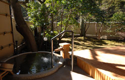 Private spring bath