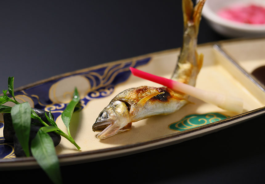 【夏のお献立】山北鮎の塩焼き